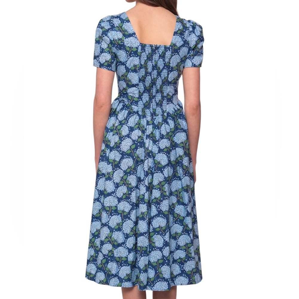 Ivy City Co Tate Blue Floral Midi Dress - Picture 4 of 11